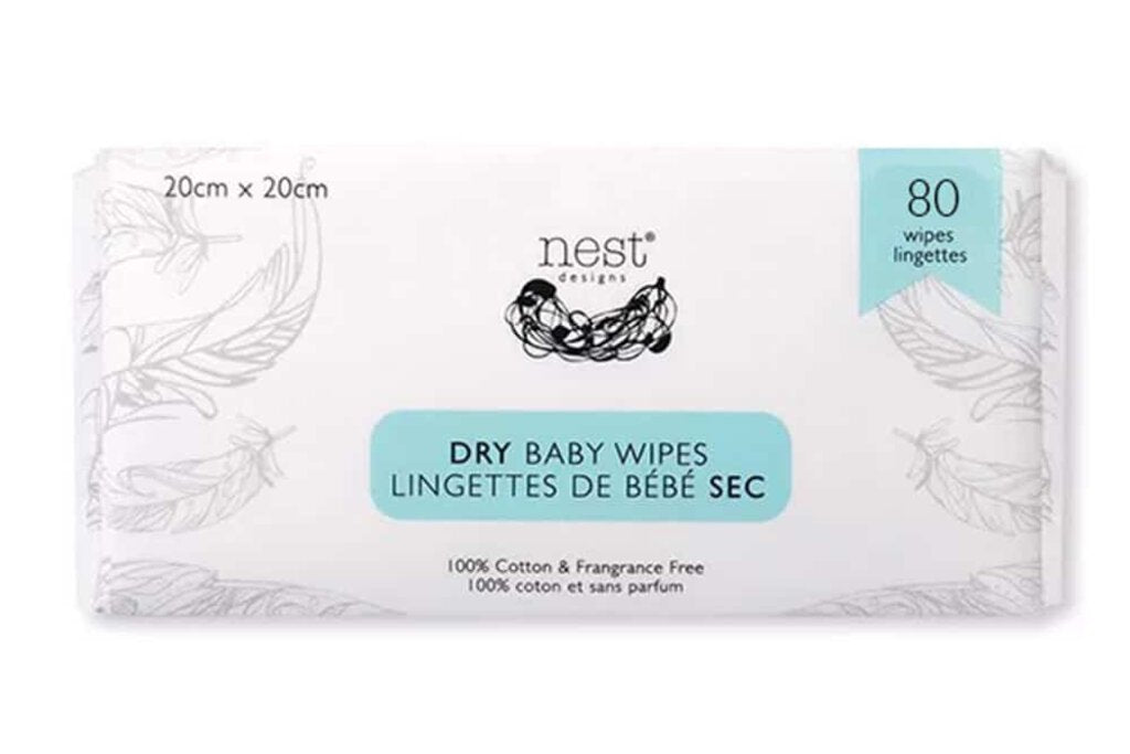 Nest Cotton Dry Baby Wipes