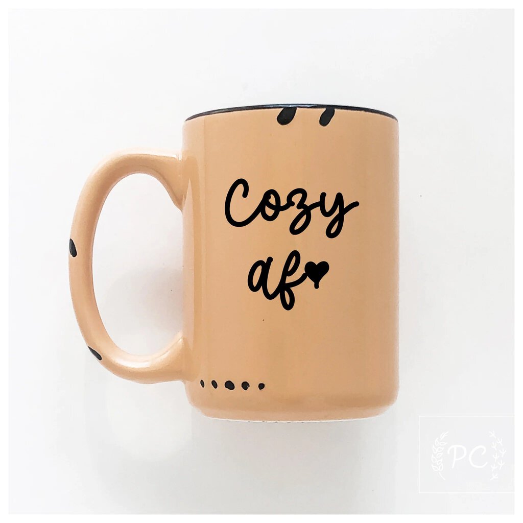 Prairie Chick Prints 'Cozy AF' Mug