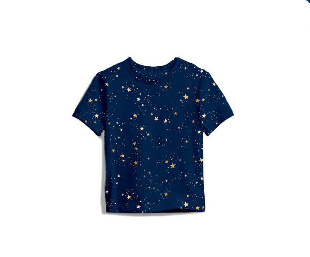 Oak + Acorn Bamboo T-Shirt in Stardust