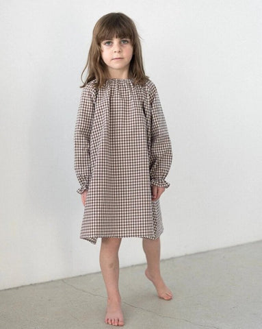 Kindly The Label Cotton Gingham Dress
