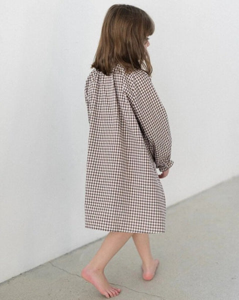 Kindly The Label Cotton Gingham Dress