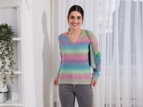 Alison Sheri Rainbow Dye Sweater
