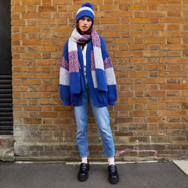Cara & The Sky 'Leia' Oversized Chunky Knit Scarf