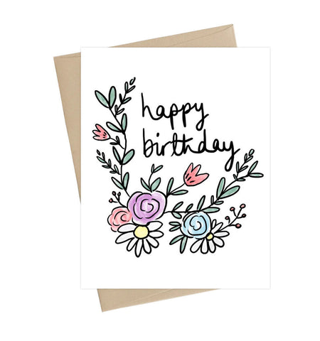 Little May Papery 'Birthday Tulip' Gift Card