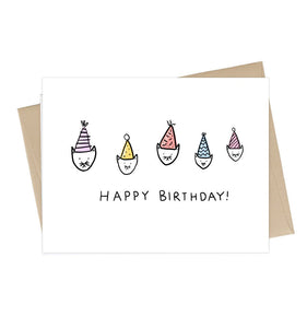 Little May Papery 'Birthday Cat Hats' Gift Card