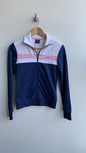 Le Tigre Navy/White/Pink Zip Front Jacket - Size Small
