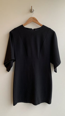 Zara Black Kimono Sleeve Back Zipper Dress - Size Small